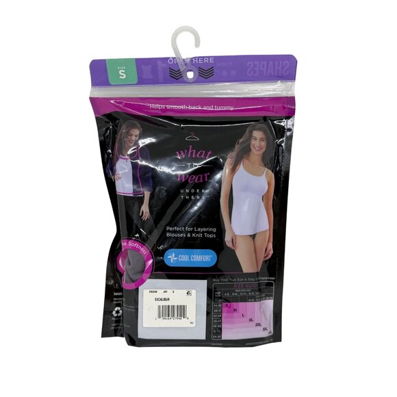 NWT Maidenform Flexees Cami F83266 Small Firm Adjustable Straps Longer Length - Picture 3 of 3